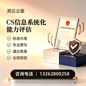 桂林CS信息系统化能力评估申报服务