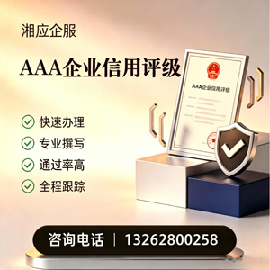 桂林AAA企业信用评级申请服务