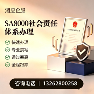 桂林SA8000社会责任体系认证服务